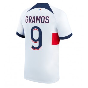 Paris Saint-Germain Goncalo Ramos #9 Udebanetrøje 2023-24 Kort ærmer